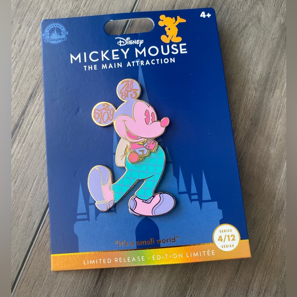 The Main Attraction Large Disney Pin #4 of 12, 50th Anniversary pins, New!